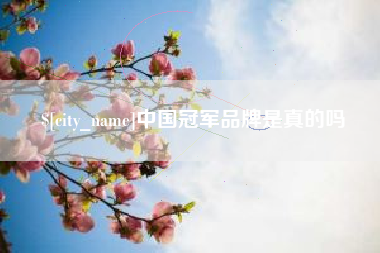 浙江中国冠军品牌是真的吗