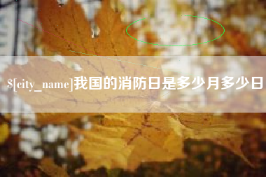 浙江我国的消防日是多少月多少日