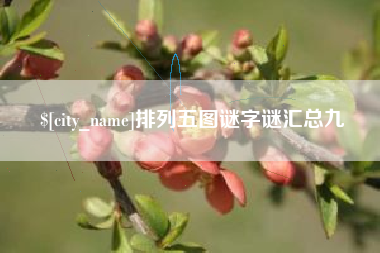 浙江排列五图谜字谜汇总九