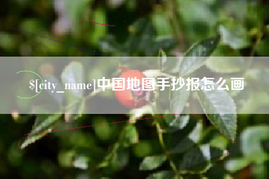 浙江中国地图手抄报怎么画