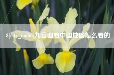 浙江九宫图看中国地图怎么看的