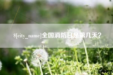 浙江全国消防日是第几天？