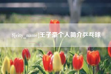 浙江王子豪个人简介乒乓球