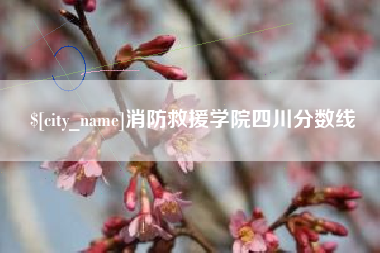 浙江消防救援学院四川分数线
