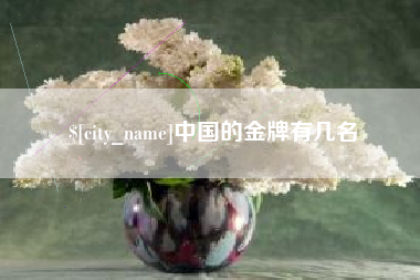浙江中国的金牌有几名