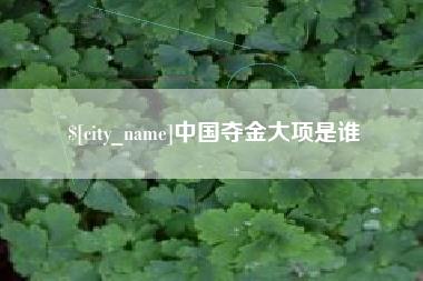 浙江中国夺金大项是谁