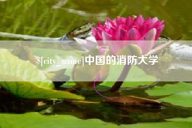 浙江中国的消防大学