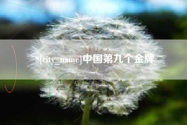 浙江中国第九个金牌