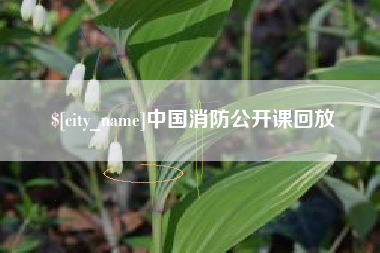 浙江中国消防公开课回放