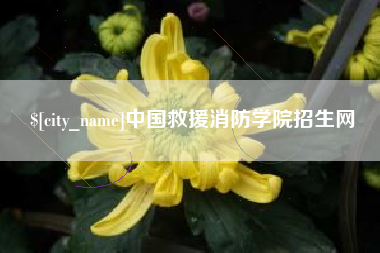 浙江中国救援消防学院招生网