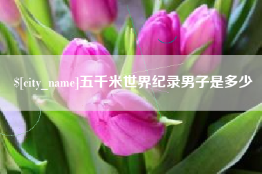 浙江五千米世界纪录男子是多少