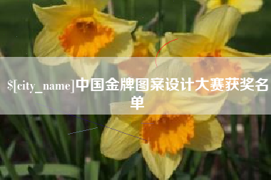 浙江中国金牌图案设计大赛获奖名单