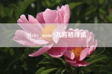 浙江九宫格排法