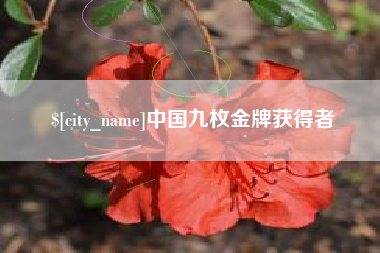 浙江中国九枚金牌获得者
