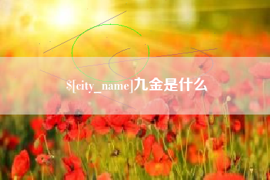 浙江九金是什么