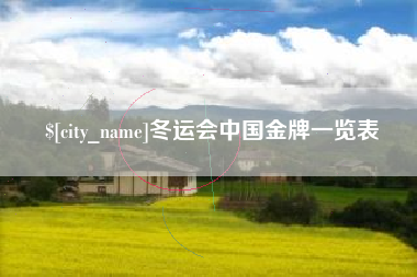 浙江冬运会中国金牌一览表