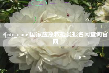 浙江国家应急救援员报名网查询官网