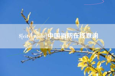 浙江中国消防在线查询