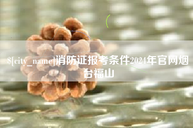 浙江消防证报考条件2024年官网烟台福山